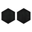 chassis mirror Uttermost Octagonal Mirror This Set Of Two Hexagon Mirrors Are Encased In Thick Iron Bands Finished In A Soft Matte Black. Each Mirror Has A 1" Bevel And May Be Hung Horizontal Or Vertical.