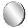 decorative framed mirrors Uttermost Black Round Mirror Showcasing A Clean Modern Look, This Round Mirror Features A Thick Iron Band Frame Finished In A Soft Matte Black, Surrounding A 1" Bevel Mirror.