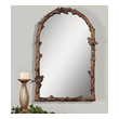 silver mirror wall decor ideas Uttermost Gold Vanity Arch Mirrors Distressed Antiqued Gold Leaf With A Gray Glaze. Grace Feyock