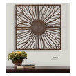large wall accents Uttermost Wall Art Real Branches With Burnished Edges And Light Gray Accents Woven Onto A Wood Frame. Grace Feyock