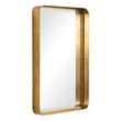 long decorative mirror for wall Uttermost Antique Gold Mirrors This Vanity Mirror Features A Petite Yet Deep Metal Band Surrounding An Offset Inner Ledge Finished In A Lightly Antiqued Gold Leaf.