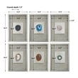 picture to canvas art Uttermost Stone Wall Art Wall Art Silver Leaf Shadow Boxes Accented With Mottled Silver Champagne Background Encasing Slabs Of Colorful Agate Stone Under Glass. The Agate Will Vary Slightly In Shape And Color.