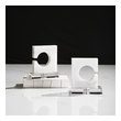 modern shower box Uttermost Bookends These Contemporary Bookends Feature Clean, White And Gray Marble Motifs With Elegant Crystal Details.