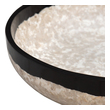 glass bowl vase Uttermost Decorative Bowls & Trays Inspired By Global Travels, This Bowl Features A Neutral Terrazzo Look With A Black Coral And Resin Mixed Rim.