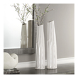 home decor platters Uttermost Vases Urns & Finials Crackled White Ceramic With Pale Gray Undertones.