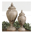 modern home accent decor Uttermost Vases Urns & Finials Carved Solid Wood In Natural Tones. Grace Feyock