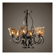 gold crystal ceiling light Uttermost Chandeliers Chandelier Oil Rubbed Bronze With Toffee Art Glass Shades. Carolyn Kinder