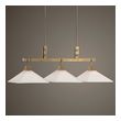 gold chandelier modern Uttermost Kitchen Island Lights | Linear Pendant | Linear Chandelier Aged Brass