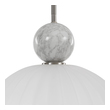 bell shaped pendant light shades Uttermost Pendants-Mini Pendants Brushed Nickel