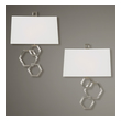 rubbed bronze wall sconce Uttermost Sconce / Vanity Lights Brushed Nickel