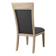 brown and black accent chair Uttermost  Accent Chairs & Armchairs Make A Dramatic Style Statement With This Supportive High Back Chair, Featuring A Cane Accented Top In A Hand Rubbed Sandstone Exposed Hardwood Finish, Tailored In A Durable Yet Lush Dark Gray Fabric. Seat Height Is 19”.