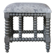red upholstered bench Uttermost Small Benches Ranch And Modern Lodge Styles Converge To Create This Plush, Upholstered Bench. The Cushioned Seat Is Wrapped In A Light Gray And White Faux Cow Hide, Accented By A Dry French Gray Stained Base Turned From Solid Plantation Grown Mahogany Wood.
