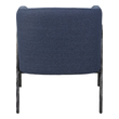 small armchair covers Uttermost  Accent Chairs & Armchairs Inspired By Scandinavian Designs, This Barrel Back Style Chair Showcases Elegant Curved Lines With A Chiseled Iron Frame In A Natural Aged Black Iron Finish. A Casual Blue Denim Polyester Fabric Accents This Modern Look. Seat Height Is 19".