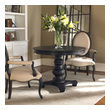 small foyer table Uttermost Accent & End Tables An Elegant Entryway Table Or Small Dining Table, Featuring Detailed Moldings And A Stylish Turned Baluster In A Satin Black Finish With Subtle Pine Wood Grain. Carolyn Kinder
