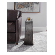 brass tray coffee table Uttermost Accent & End Tables Mixing Art With Function, This Unique Accent Table Fits Perfectly Beside A Chair Offering A Resting Place For A Drink Or Book. Finished In A Heavily Textured Antique Silver.