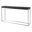home goods accent tables Uttermost  Console & Sofa Tables Sleek And Contemporary, This Console Table Features A Black Concrete Look Atop A Brushed Nickel Stainless Steel Base.