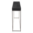home goods accent tables Uttermost  Console & Sofa Tables Sleek And Contemporary, This Console Table Features A Black Concrete Look Atop A Brushed Nickel Stainless Steel Base.
