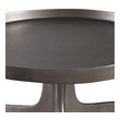 end table decor ideas Uttermost Accent & End Tables Providing An Organic Global Feel, This Cast Aluminum Accent Table Features A Shapely Curved Base And Round Top, Finished In A Textured Nickel.