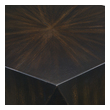 table design for home Uttermost Accent & End Tables This Unique Geometric Table Features A Sunburst Top In Mango Veneer With A Worn Black Finish With Natural Distressing, Rubbed To Reveal Honey Undertones.
