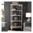 tadesign furniture Uttermost Etageres Shelves and Bookcases Plantation-grown Mango Wood Makes Up The Solid, Carved And Dovetail Construction With Deep-grained Mindi Veneer In An Aged White Finish With Antique Brass Drawer Pulls.