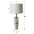 torchiere lamp shade Uttermost Metallic Bronze Lamps Textured Ceramic Base Finished In A Metallic Bronze Glaze Accented With Crystal Details.