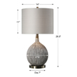 small lampshades for bedside lamps Uttermost Textured Ivory Table Lamp Organic Gourd Shaped Ceramic With A Heavily Textured Surface, Finished In An Old Ivory With Aged Black Undertones, Accented With Burnished Brass Plated Details.
