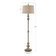 design lights for wall Uttermost Silver Bronze Floor Lamp This Floor Lamp Features Heavily Burnished Textured Silver Details, Paired With Antiqued Silver Champagne Accents And A Crackled Dark Bronze Foot.