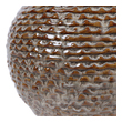 rose lamp light Uttermost Rustic Table Lamp This Unique Ceramic Table Lamp Displays A Rustic, Wavy Ribbed Texture In Rust Brown Glaze Covered In Aged Taupe Tones, Accented With Light Brushed Brass Details.