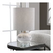 cool table lamps for bedroom Uttermost Off-White Accent Lamp Inspired By The Bark Of A Birch Tree, This Accent Lamp Features A Ceramic Base Finished In Off-white With Dark Bronze Accents And Noticeable Texture And Distressing. The Piece Also Has A Crystal Foot And Brushed Nickel Details.