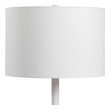 led night stand lamp Uttermost Modern Table Lamp Simple Yet Sophisticated, This Table Lamp Features A Combination Of Honed Charcoal Concrete And A Polished White Marble Look, Accented By Brushed Gold Plated Accents.