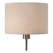 mini led lights Uttermost Brass Table Lamp This Simple, Contemporary Table Lamp Features Clean Lines And A Versatile Style. The Iron Base Is Finished In A Plated Antique Brass, Displayed On A Thick Crystal Block And A Cast Iron Foot.