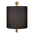 decorative tree lights outdoor Uttermost Antique Brass Table Lamp Sleek, Modern Lines Complete This Sophisticated Design Featuring A Delicate Iron Base Finished In A Plated Antique Brass, Accented With A Thick Crystal Slab And A Heavy Disk Finial.
