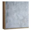 hanging wall art ideas Uttermost Abstract Art Gold Gallery Frame, Greens, Blues, Gray And White, Subtle Pink Highlights At Top And Metallic Gold Leaf Accents, Hang One Way