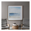arch decor for wall Uttermost Coastal Art Large Scale, Driftwood Finished Frame Under Glass, Large White Painted Mat, Contemporary Coastal, Light Blue, Cobalt, Sand, White, Profile Style Frame
