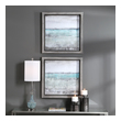 picture lights for wall Uttermost Landscape Art Rustic Gray Frame With Heavy Distressing And Aged Wood Undertones, Bronze Inner Lip With Aged Gold Undertones, Blues, Greens, Grays, Ivory, Under Glass