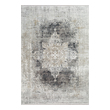 5 by 8 Uttermost 5 X 7.5 Rug White, Gray, Charcoal, Saffron