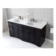 bathroom basin and toilet unit Virtu Bathroom Vanity Set Dark Transitional