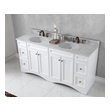 60 inch vanities with one sink Virtu Bathroom Vanity Set Light Transitional