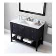 best quality vanities Virtu Bathroom Vanity Set Dark Transitional