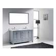 50 inch bathroom vanity top single sink Virtu Bathroom Vanity Set Medium Transitional