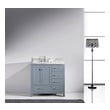 wooden vanity unit with basin Virtu Bathroom Vanity Set Bathroom Vanities Medium Transitional