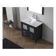 single sink vanity 30 inches Virtu Bathroom Vanity Set Dark Modern