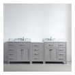 two sink vanity top Virtu Bathroom Vanity Set Light Transitional