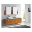 60 vanity base Virtu Bathroom Vanity Set Honey Oak Modern