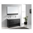 quality vanities Virtu Bathroom Vanity Set Dark Modern