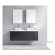 lowes custom vanity tops Virtu Bathroom Vanity Set Medium Modern