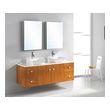 retro bathroom cabinets Virtu Bathroom Vanity Set Honey Oak Modern