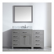3 piece bathroom vanity set Virtu Bathroom Vanity Set Light Transitional
