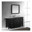 lowes bathroom vanity and sink Virtu Bathroom Vanity Set Dark Transitional