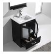 40 inch vanity cabinet Virtu Bathroom Vanity Set Dark Modern